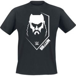 WWE Braun Strowman - Braun's Beard T-Shirt czarny. Czarne t-shirty męskie z nadrukiem WWE, s, z okrągłym kołnierzem. Za 79,90 zł.
