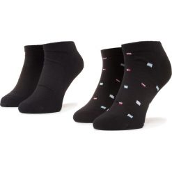 Zestaw 2 par niskich skarpet unisex TOMMY HILFIGER - 320209001 Black 200. Czarne skarpetki damskie TOMMY HILFIGER, bez wzorów, z elastanu. Za 39,00 zł.