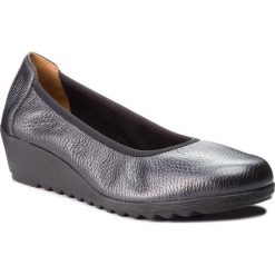 Półbuty CAPRICE - 9-22305-21 Black Met.Deer 099. Czarne creepersy damskie Caprice, z materiału, na koturnie. Za 259,90 zł.