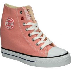 Trampki big star u27490. Różowe trampki i tenisówki damskie BIG STAR, z materiału. Za 129,99 zł.