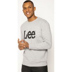 Bluza Lee Basic Crew Logo L80XTJMP. Szare bluzy męskie Lee, m, bez wzorów, z bawełny, bez kołnierzyka, bez rękawów, bez kaptura. W wyprzedaży za 199,00 zł.