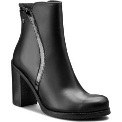 Buty zimowe damskie: Botki MACCIONI - 422.101411.1381 Czarny