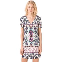 Desigual Boho Floral Dress Wielokolorowy. Spódniczki damskie Desigual, w kwiaty, z wiskozy, boho. Za 498,95 zł.
