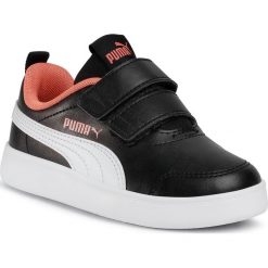 Sneakersy PUMA - Courtflex v2 V PS 371543 09 Puma Black/Puma White. Czarne półbuty dziewczęce Puma, na rzepy. Za 149,99 zł.