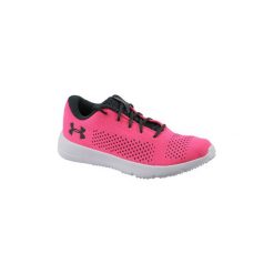 Buty Under Armour W Rapid 1297452-600. Różowe trampki i tenisówki damskie Under Armour, bez wzorów, bez zapięcia. Za 229,99 zł.