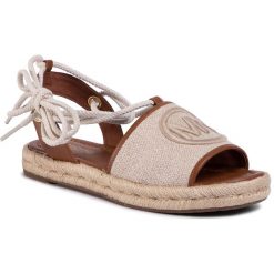 Espadryle MICHAEL MICHAEL KORS - Dylyn Sandal 40S0DYFA3D Hemp. Pomarańczowe espadryle damskie MICHAEL Michael Kors, bez wzorów, ze skóry, bez obcasa. Za 619,00 zł.