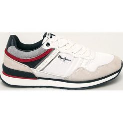 Pepe Jeans - Buty Cross 4. Niebieskie sneakersy męskie Pepe Jeans, z okrągłym noskiem, bez zapięcia. Za 319,90 zł.