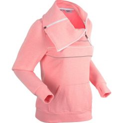Bluzy damskie: Bluza rozpinana, długi rękaw bonprix jasnoróżowy neonowy