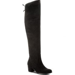 Muszkieterki SERGIO BARDI - Caserta FW127265117JN 901. Czarne bez kategorii marki Sergio Bardi, z materiału, przed kolano, na wysokim obcasie, na obcasie. W wyprzedaży za 259,00 zł.