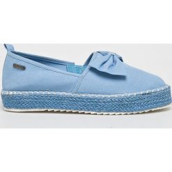 Big Star - Espadryle. Niebieskie espadryle damskie BIG STAR, bez wzorów, z materiału, bez obcasa, na obcasie. W wyprzedaży za 59,90 zł.