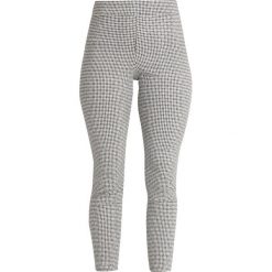 Legginsy: Dorothy Perkins Petite CHECK BENGALINE FORMAL TROUSER Legginsy black/white