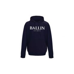 Swetry Ballin Est. 2013 Pocket Hoodie. Niebieskie swetry damskie Ballin Est. 2013, xxl, bez wzorów, bez rękawów, bez kaptura. Za 202,07 zł.