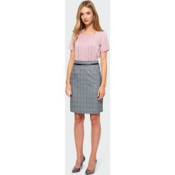 Elegancka spódnica w kratę - 44. Spódniczki damskie z poliesteru, eleganckie, dopasowane. Za 79,99 zł.