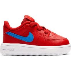 Buty Nike Force 1 '18 (TD) (905220-604). Czerwone buty chłopięce sportowe Nike, ze skóry, bez zapięcia. Za 179,99 zł.