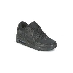 Buty Dziecko Nike AIR MAX 90 MESH. Czarne trampki chłopięce marki Nike, z meshu. Za 399,99 zł.