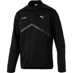 Bluza z golfem z krótkim suwakiem, Mercedes. Czarne bluzy męskie rozpinane marki Puma, m, z bawełny, z długim rękawem, długie. Za 478,80 zł.