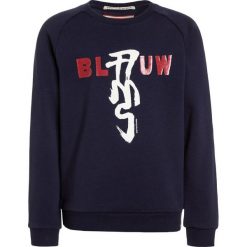 Scotch Shrunk BLAUW CREWNECK Bluza navy. Niebieskie bluzy chłopięce marki Scotch Shrunk, z bawełny. W wyprzedaży za 188,10 zł.