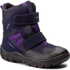 Kozaki dziewczęce: Śniegowce GEOX – J Clady G. B Wpf A J745NA 05011 C4215 Navy/Lilac