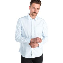 Pepe Jeans Roger Koszula Niebieski. Niebieskie koszule męskie Pepe Jeans, s, bez wzorów, z bawełny, bez kołnierzyka, z długim rękawem. Za 352,95 zł.