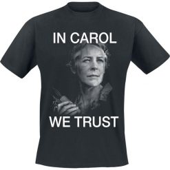 The Walking Dead In Carol We Trust T-Shirt czarny. Czarne koszulki męskie The Walking Dead, l, bez wzorów, bez kołnierzyka. Za 74,90 zł.