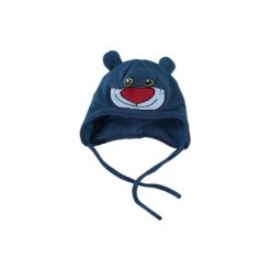 Czapeczki niemowlęce: NAME IT Boys Mini Czapka polarowaNITMUNNY ink blue