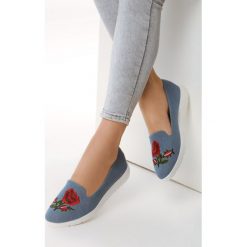 Niebieskie Lordsy Over It. Niebieskie lordsy damskie Multu, bez obcasa. Za 29,99 zł.