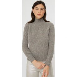 Sweter wełniany w kolorze szarym. Szare swetry damskie Rodier, xl, z wełny, klasyczne. W wyprzedaży za 229,95 zł.