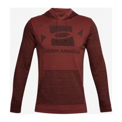Under Armour Sportstyle Terry KO Bluza Czerwony. Czerwone bluzy męskie Under Armour, xl, bez wzorów, z bawełny, bez kołnierzyka, bez rękawów, bez kaptura. Za 274,95 zł.
