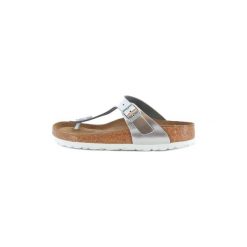 Klapki Birkenstock GIZEH. Szare klapki damskie Birkenstock, bez wzorów, bez obcasa. Za 375,34 zł.