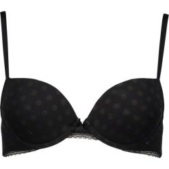 Biustonosze bardotka: Biustonosz push-up "Adorable" w kolorze czarnym