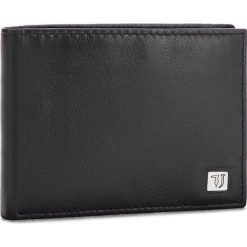 Duży Portfel Męski TRUSSARDI JEANS - Wallet Credit Card Coin Pocket Smooth 71W00004 K299. Czarne portfele męskie marki Trussardi Jeans, z jeansu. W wyprzedaży za 239,00 zł.