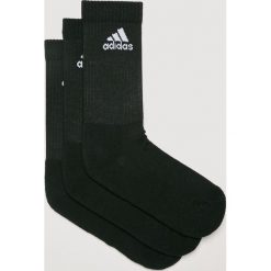 Adidas Performance - Skarpetki (3-pack). Czarne skarpetki damskie marki adidas Performance, z elastanu. W wyprzedaży za 39,90 zł.