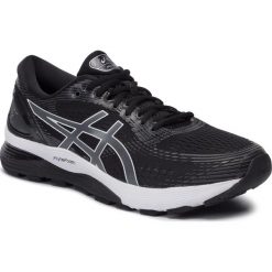 Buty ASICS - Gel-Nimbus 21 1011A169 Black/Dark Grey 001. Czarne buty sportowe męskie Asics, z tworzywa sztucznego, bez zapięcia, do biegania. W wyprzedaży za 519,00 zł.