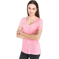 Guess Hashtag Koszulka Różowy. Różowe koszulki damskie Guess, s, z nadrukiem, z bawełny, vintage, bez kołnierzyka. Za 163,95 zł.