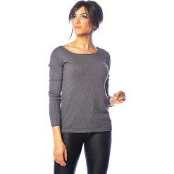 Sweter "Dona" w kolorze szarym. Szare swetry damskie So Cachemire, s, bez wzorów, z kaszmiru, bez rękawów, bez kaptura. W wyprzedaży za 159,95 zł.