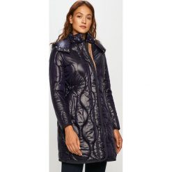 Trussardi Jeans - Kurtka. Brązowe kurtki damskie Trussardi Jeans, s, bez wzorów, z poliesteru, długie. Za 1269,00 zł.