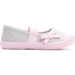 Szare Tenisówki Sweet Child. Szare trampki dziewczęce Born2be, z materiału. Za 39,99 zł.