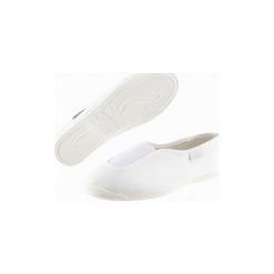 Buty fitness Rythme 300. Białe bez kategorii marki DOMYOS, z bawełny, na fitness i siłownię. Za 19,99 zł.