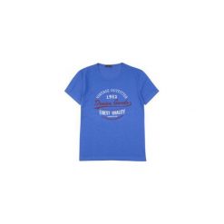 T-shirt męski. Niebieskie t-shirty męskie marki TXM, m, bez wzorów, bez kołnierzyka. Za 15,99 zł.
