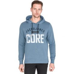 Jack & Jones Carving Bluza Niebieski. Niebieskie bluzy męskie Jack & Jones, l, z nadrukiem, z bawełny, bez kołnierzyka, bez rękawów, bez kaptura. Za 175,95 zł.