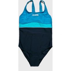 Aqua Speed - Strój kąpielowy dziecięcy 134-164 cm. Niebieskie stroje kąpielowe dziewczęce Aqua-Speed, bez wzorów, z elastanu. W wyprzedaży za 39,90 zł.