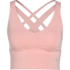 Biustonosze sportowe: Puma EN POINTE CROP Biustonosz sportowy peach beige