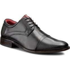 Półbuty LASOCKI FOR MEN - MB-C046-03 Czarny. Czarne buty wizytowe męskie Lasocki For Men, ze skóry. Za 189,99 zł.
