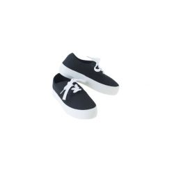 Tenisówki damskie. Czarne espadryle damskie marki TXM, bez wzorów, bez zapięcia. Za 24,99 zł.