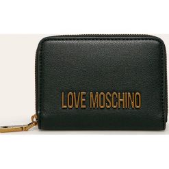 Love Moschino - Portfel. Czarne portfele damskie Love Moschino, bez wzorów, ze skóry ekologicznej. Za 349,90 zł.