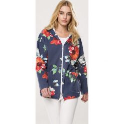 Granatowa Bluza Contractility. Szare bluzy damskie Born2be, m, bez wzorów, bez rękawów, z kapturem. Za 59,99 zł.