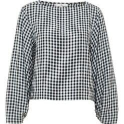 Tibi GINGHAM BOATNECK TOP Bluzka black multi. Białe bluzki damskie Tibi, z acetatu. W wyprzedaży za 675,60 zł.