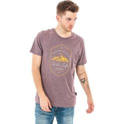 Koszulki sportowe męskie: Hi-tec Koszulka męska Wilde Plum Melange r. XL