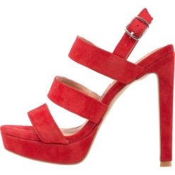 Sandały damskie: Steve Madden GLAM Sandały na obcasie red