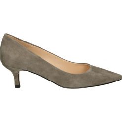 Czółenka - 0519 CAM TOPO. Szare buty ślubne damskie Venezia, ze skóry. Za 349,00 zł.
